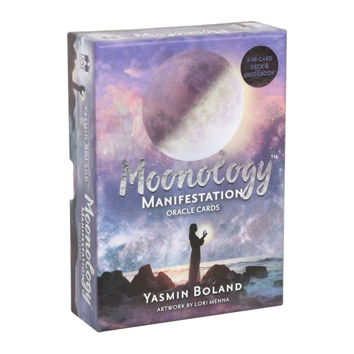Moonology Manifestation Oracle box with cards and guidebook