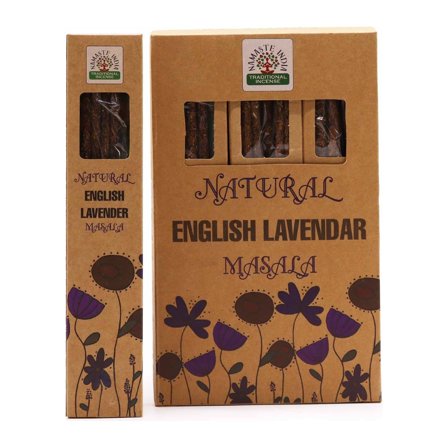 Box of natural botanical masala incense sticks