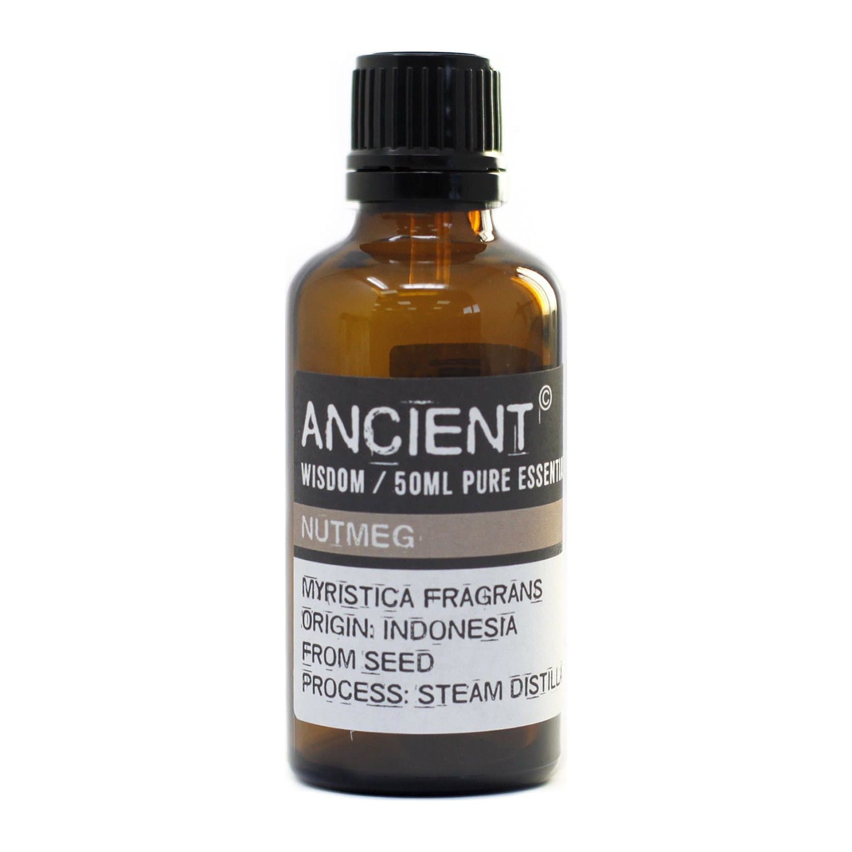Nutmeg essential oil 50 ml bottle