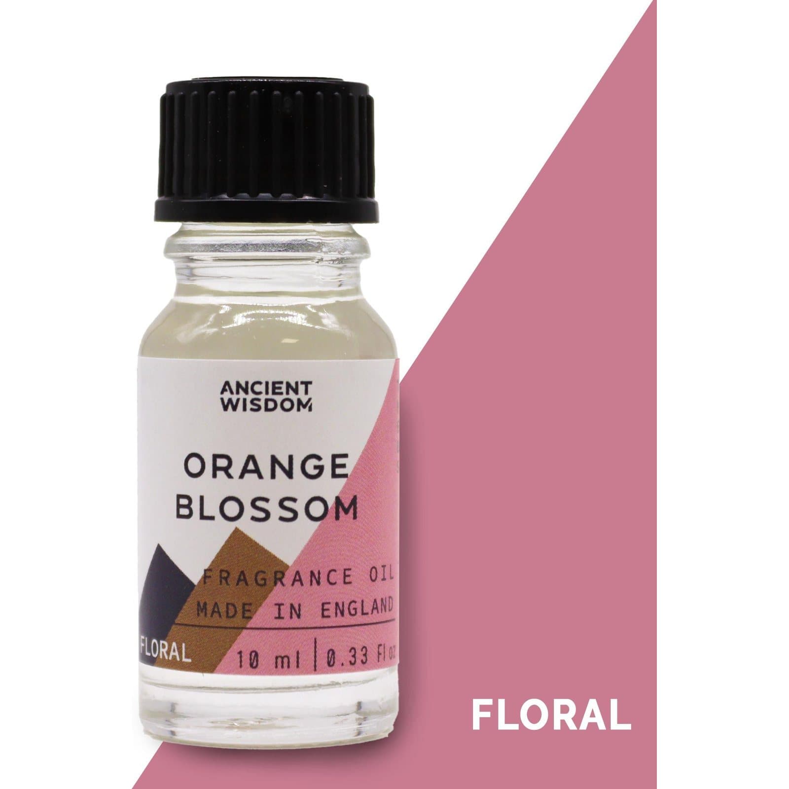 Small bottle of orange blossom fragrance oil