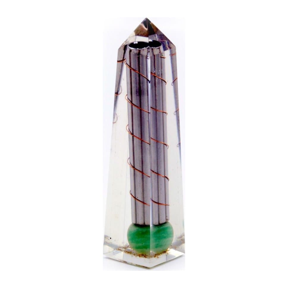 Green aventurine orgonite obelisk power point