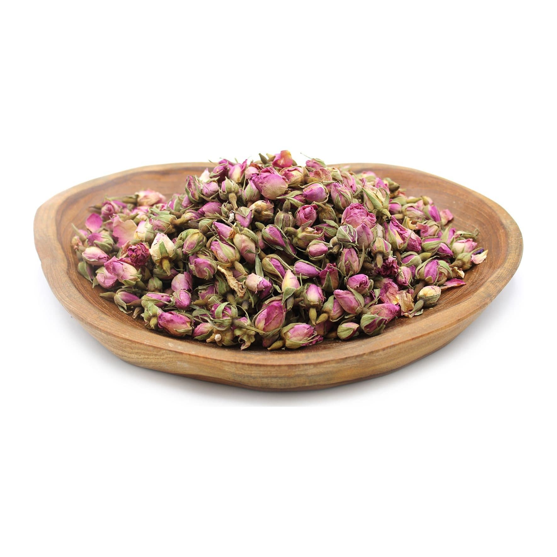Natural dried pink rose buds