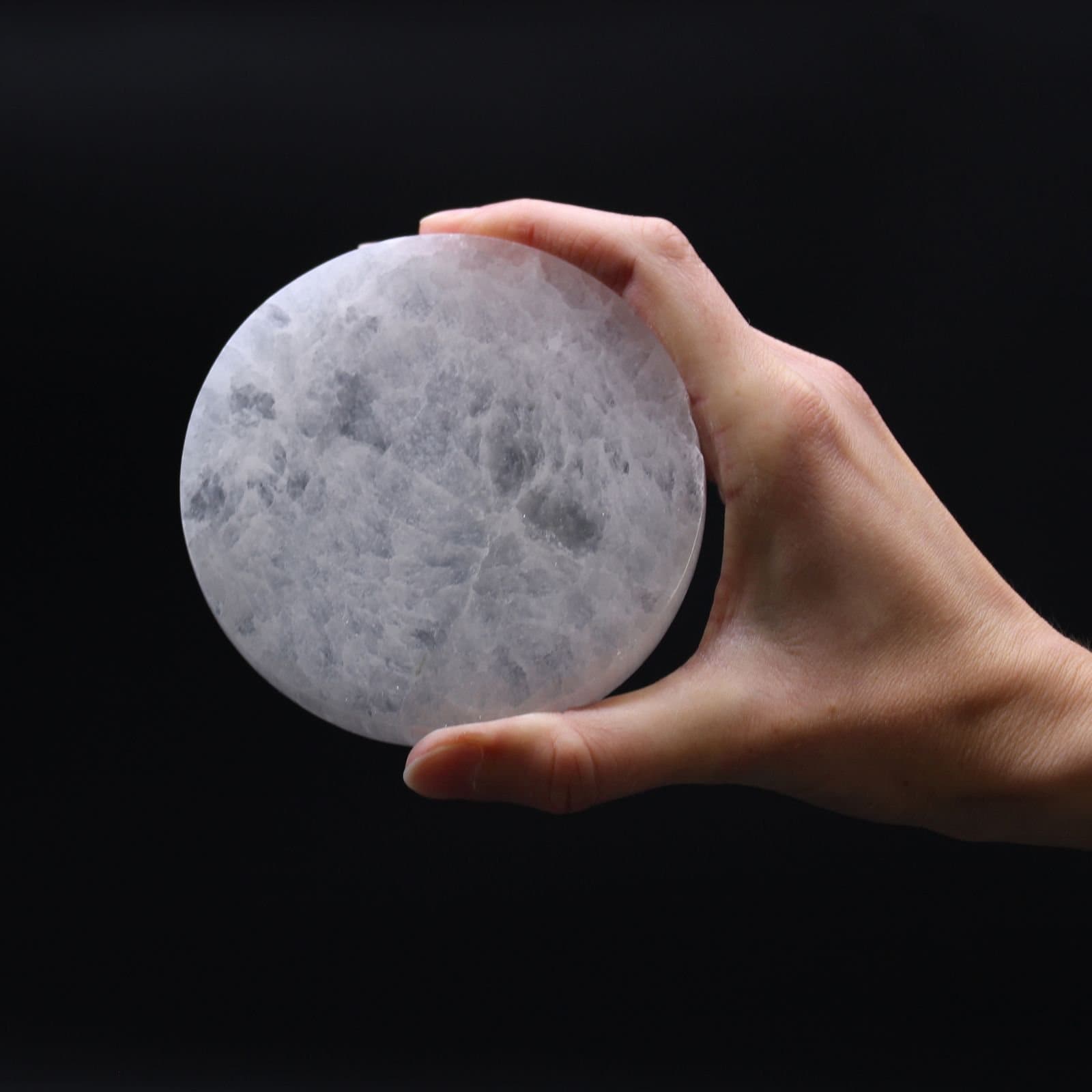 Plain medium selenite charging plate measuring 10 by 10 centimetres