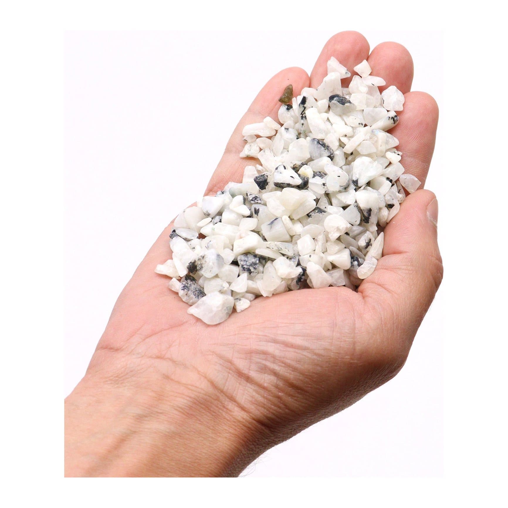 Pile of Rainbow Moon gemstone chips