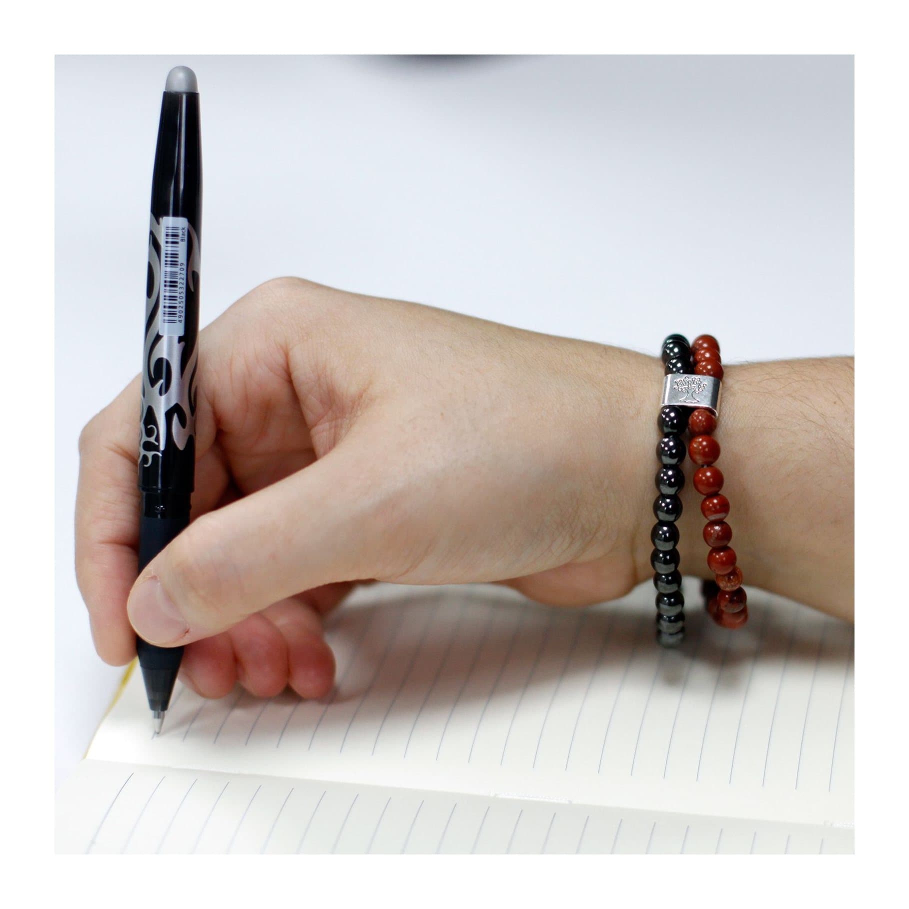 Redstone magnetic gemstone bracelet on elastic
