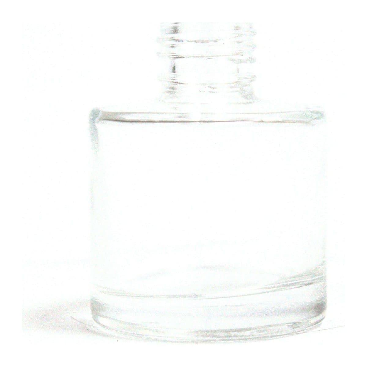 Clear round glass reed diffuser bottle