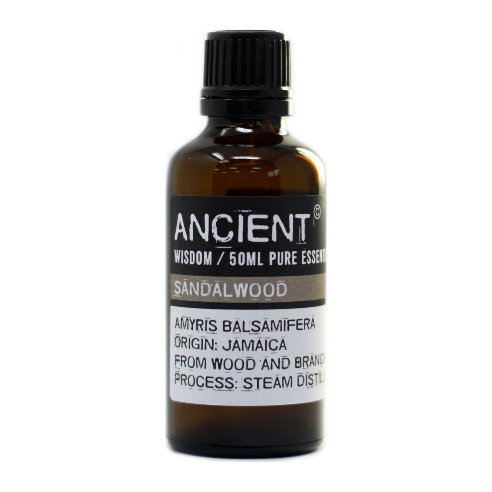 Sandalwood Amyris essential oil, 50 ml size