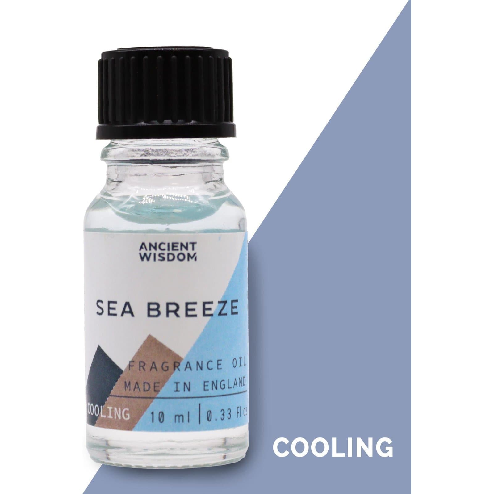 Sea breeze fragrance oil, pack of 2, 10 ml each