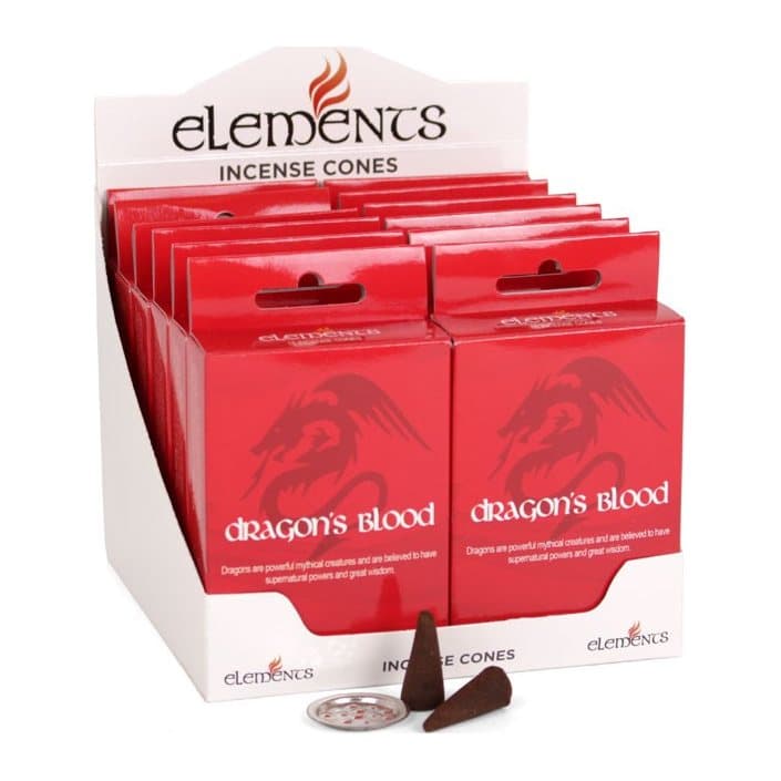 Box of 12 packs of dragon's blood incense cones