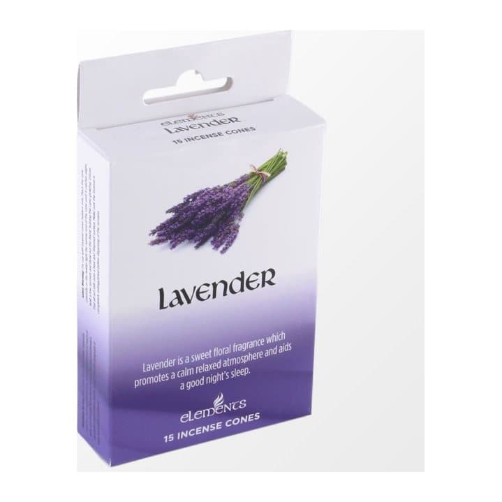 Display box of 12 packs of lavender incense cones