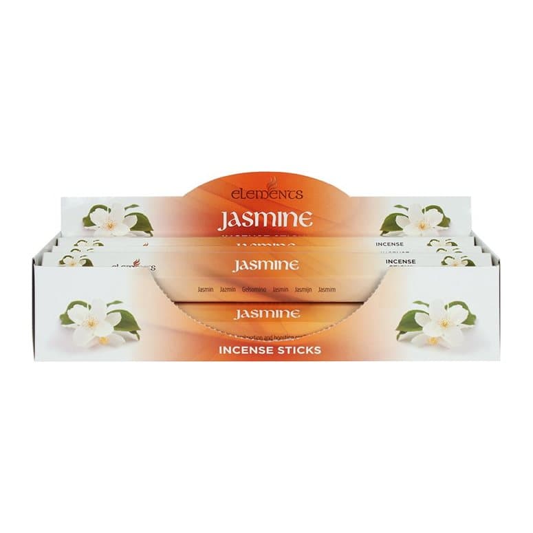 Box of 6 packs of Elements jasmine incense sticks