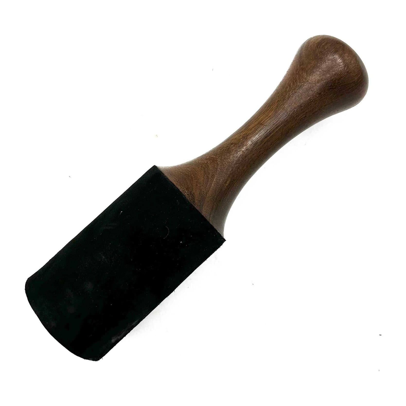 Wooden king stick for singing bowls