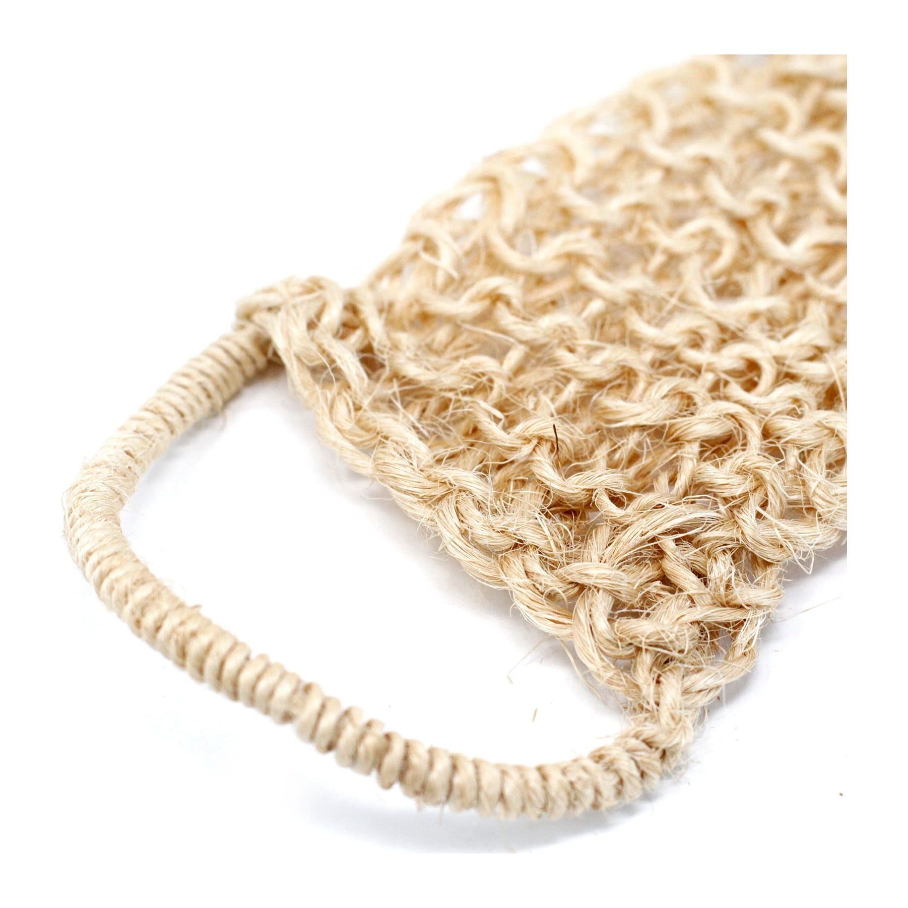 Sisal and cotton exfoliating scrub