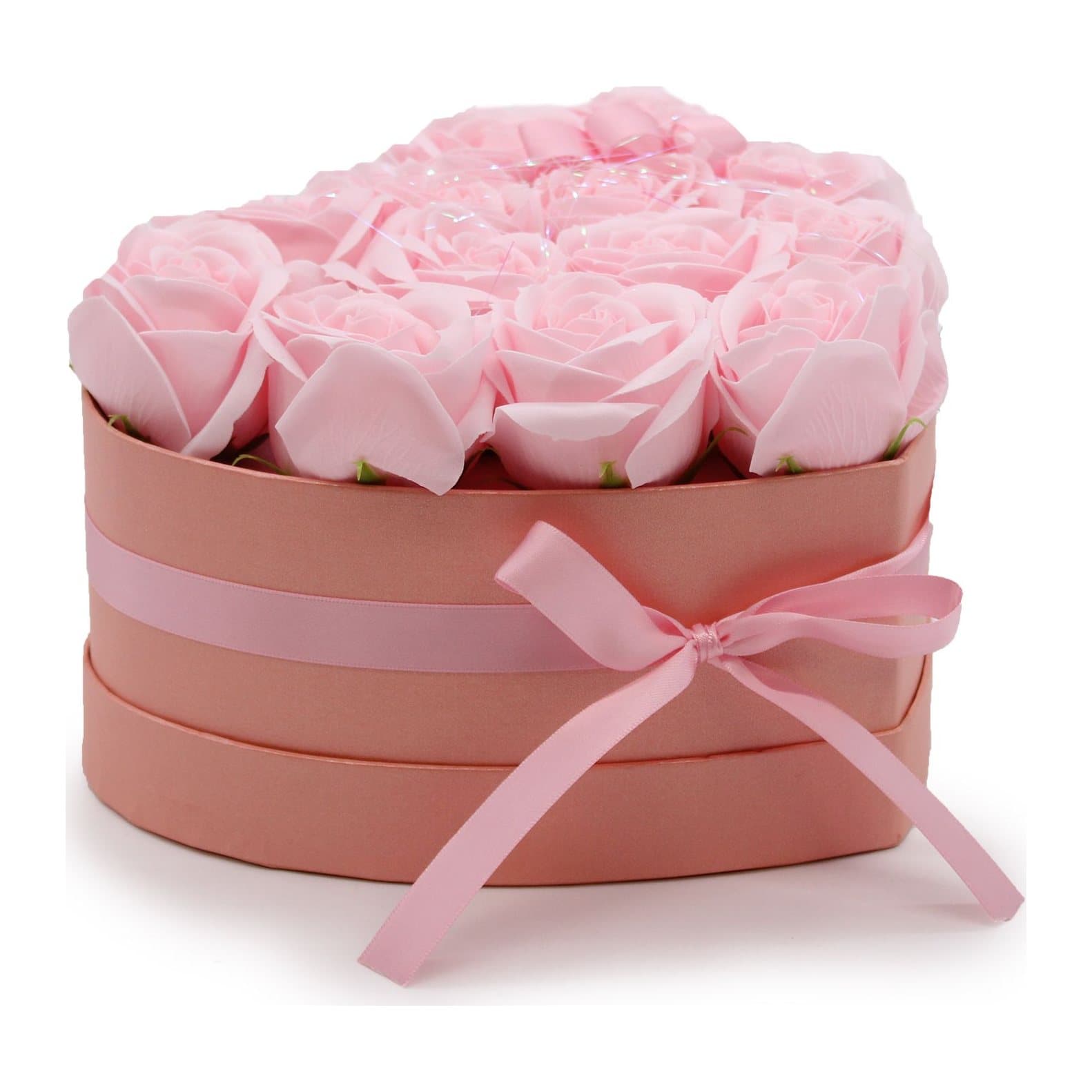Bouquet of 13 soap roses presented in a gift box