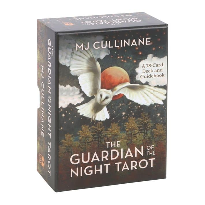 The Guardian of the Night tarot deck in its picture box