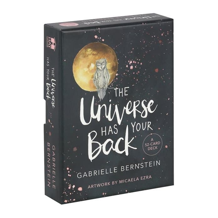 The Universe Has Your Back oracle card deck in its matching picture box