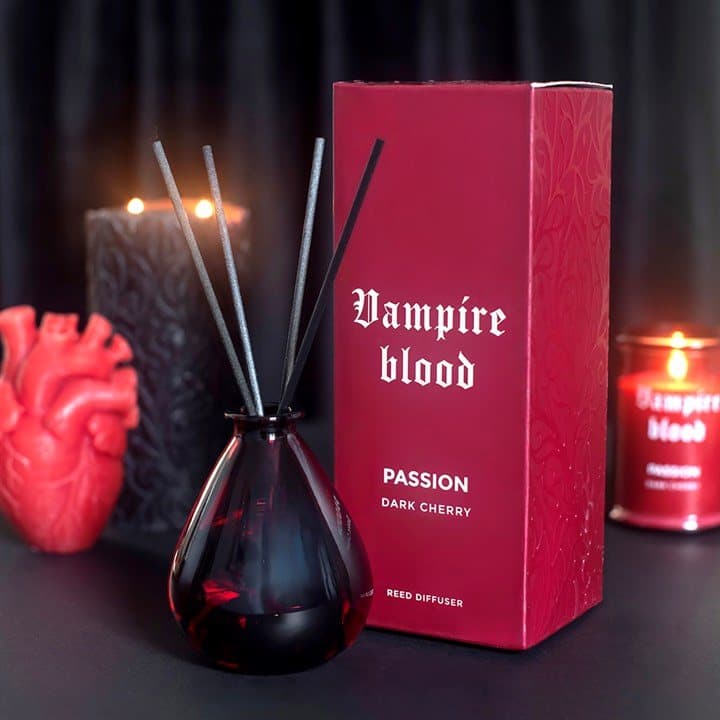 Vampire Blood dark cherry reed diffuser