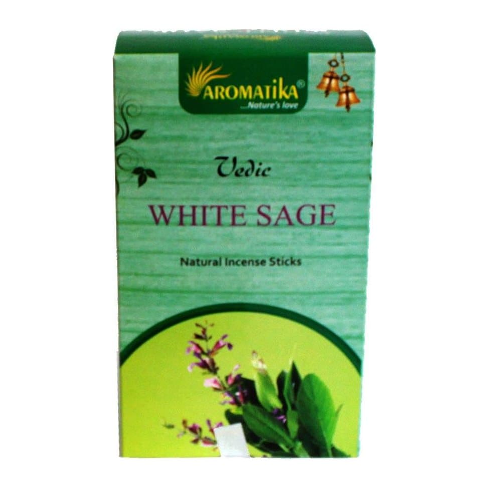 Pack of 5 boxes of Vedic white sage incense sticks