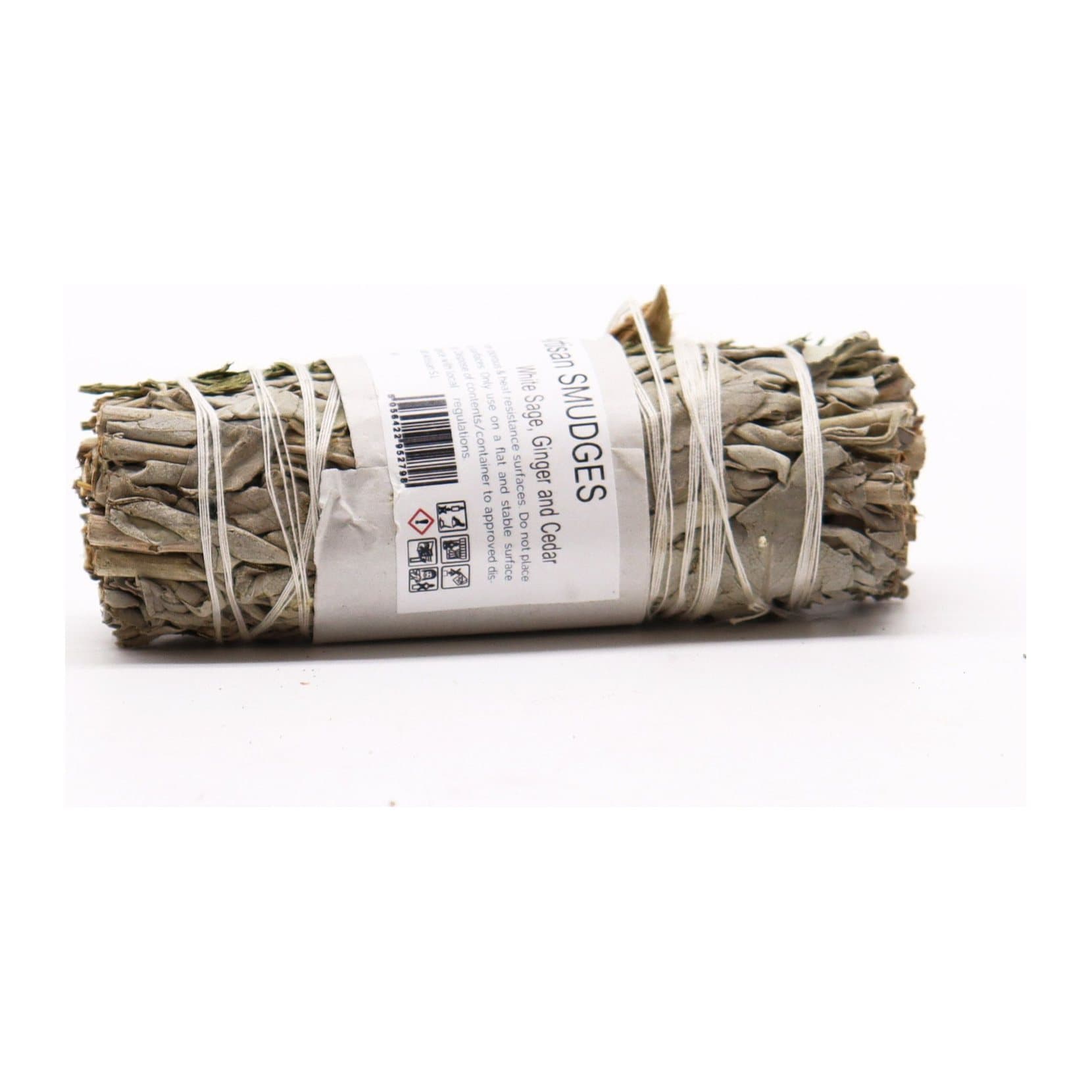 White sage, ginger and cedar herb bundle