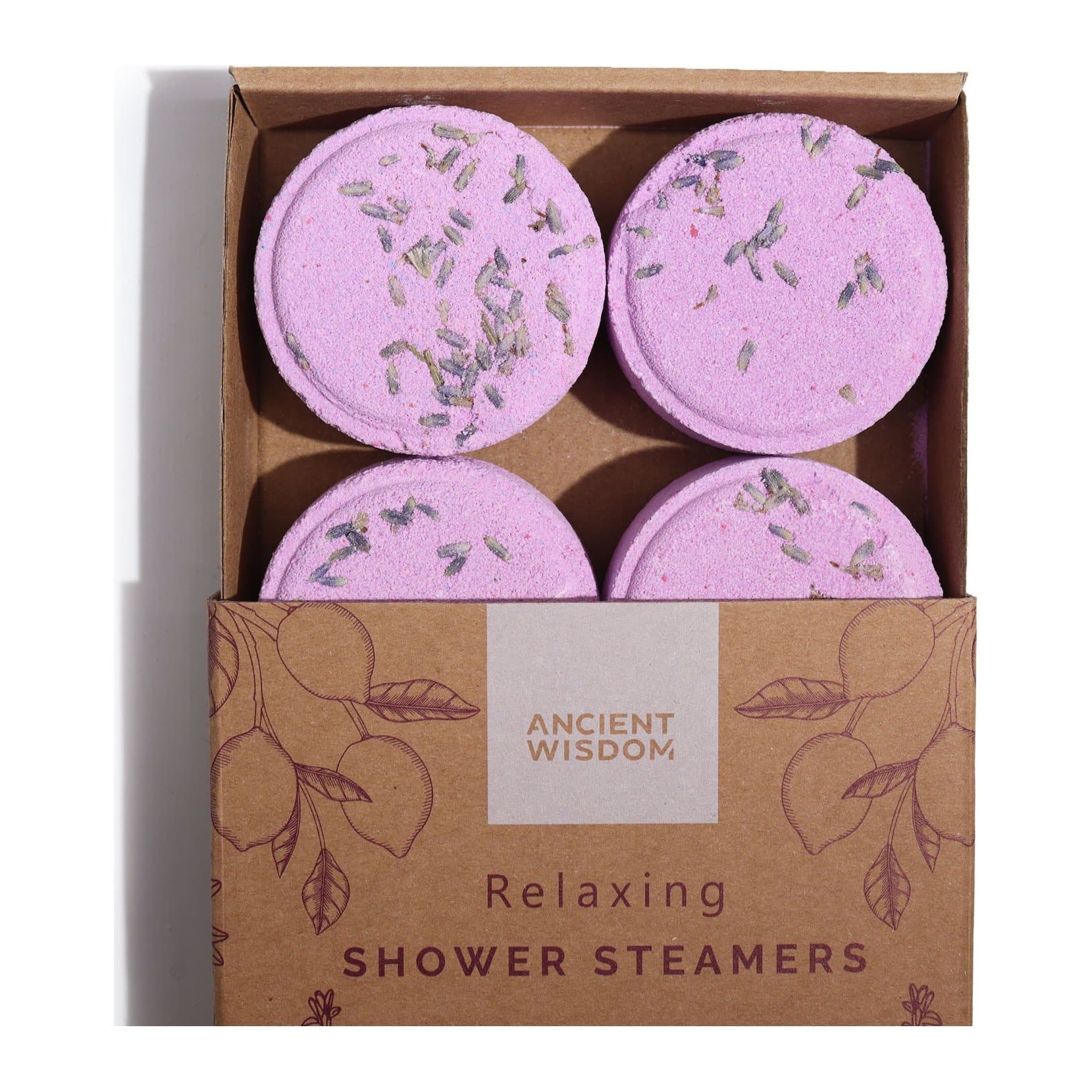 Gift pack of Zen shower steamers, individually shrink-wrapped